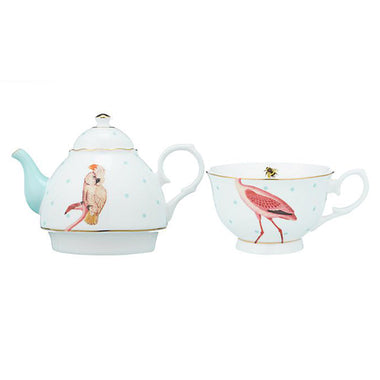 Yvonne Ellen Flamingo Tea for One